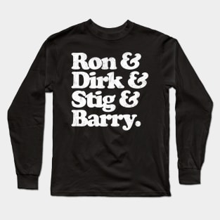 The Rutles / Names List Fan Design Long Sleeve T-Shirt